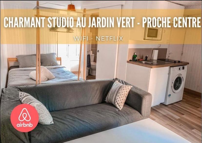 Apartmán Charmant Studio Au Jardin Vert- Proche Centre Angoulême Exteriér fotografie